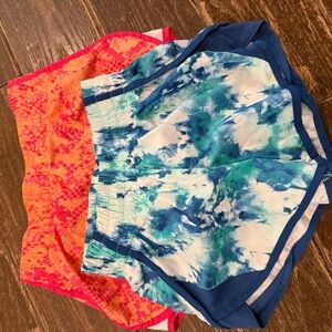 Colorful Athletic Shorts Set